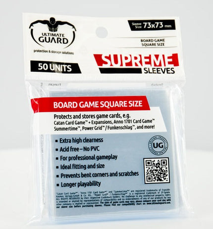 Ultimate Guard Supreme Sleeves Fundas de Cartas del Juego de Mesa Cuadrado (50)