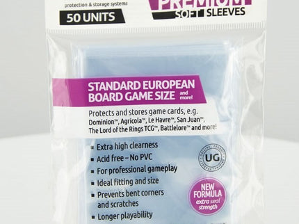 Ultimate Guard Board Game Sleeves (50) - Standard European