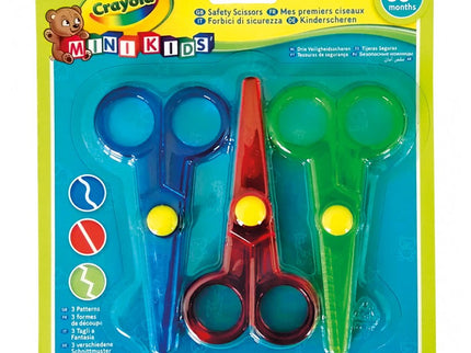 3 TIJERAS SEGURAS MIMI KIDS 81-8119 CRAYOLA