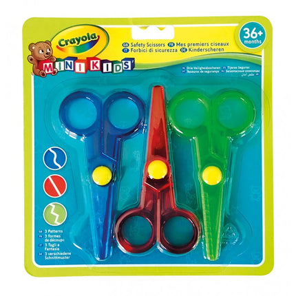 3 TIJERAS SEGURAS MIMI KIDS 81-8119 CRAYOLA