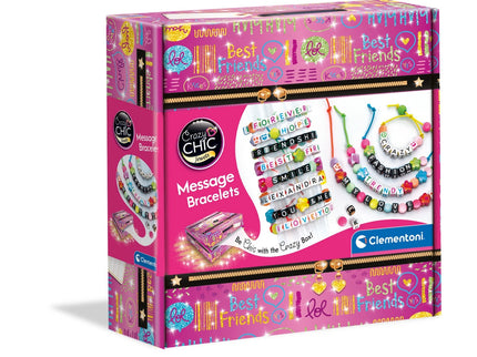 Set Creacion Pulseras con Mensaje Crazy Chic