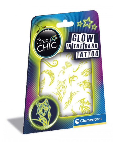 Tatuajes Brillantes en la oscuridad Crazy Chic