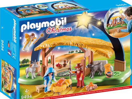 BELEN CON LUZ PLAYMOBIL
