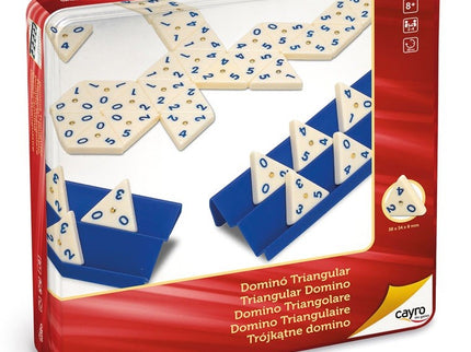 Domino Triangular caja metal