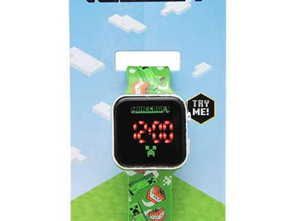RELOJ LED MINECRAFT