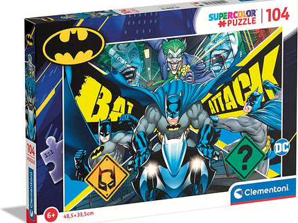 PUZZLE 104 PZAS BATMAN SUPER COLOR
