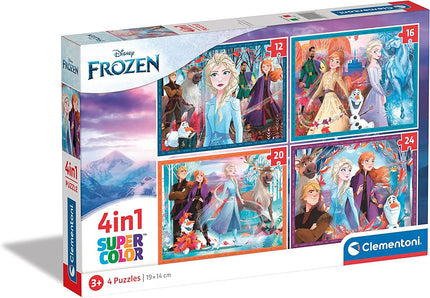 Puzzle Frozen Disney 12-16-20-24pzs