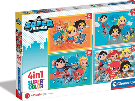 PUZZLE 4 EN 1 DC SUPERFRIENDS