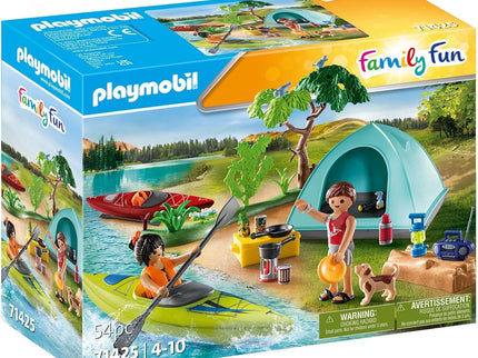 CAMPING CON HOGUERA PLAYMOBIL