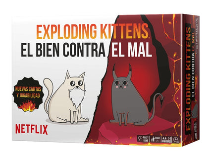 EXPLODING KITTENS EL BIEN CONTRA EL MAL