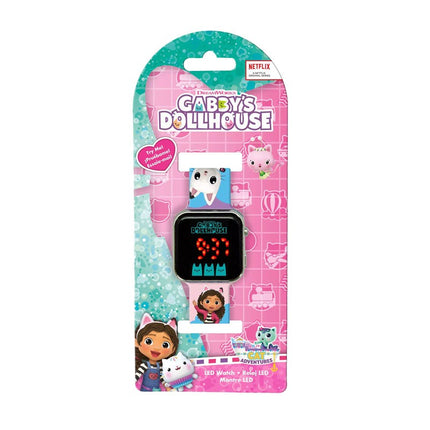 Reloj led La Casa de Muñecas de Gabby