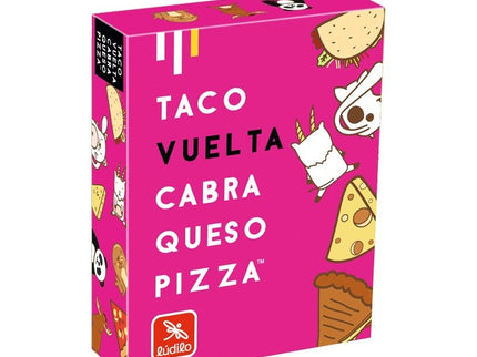 TACO, VUELTA, CABRA, QUESO, PIZZA