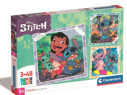 Puzzle Stitch Disney 3x48pzs