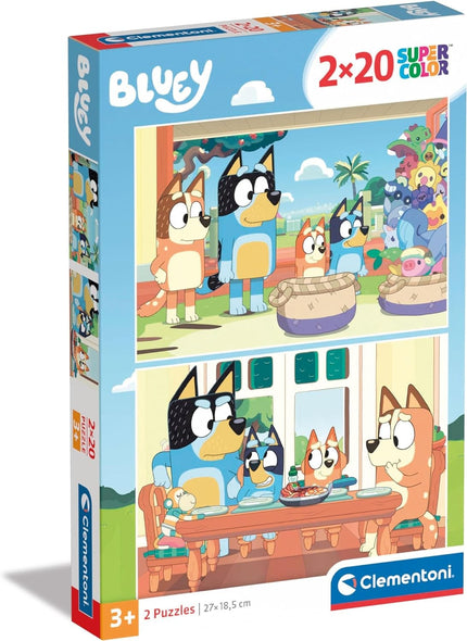 Puzzle Bluey 2x20pzs