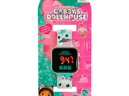 Reloj led La Casa de Muñecas de Gabby