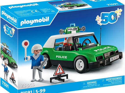 COCHE POLICIA CLASICO PLAYMOBIL