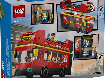 LEGO CITY - AUTOBUS TURISTICO ROJO DE DOS PLANTAS