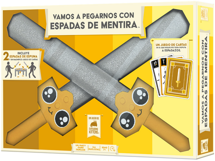 VAMOS A PEGARNOS CON ESPADAS DE MENTIRA