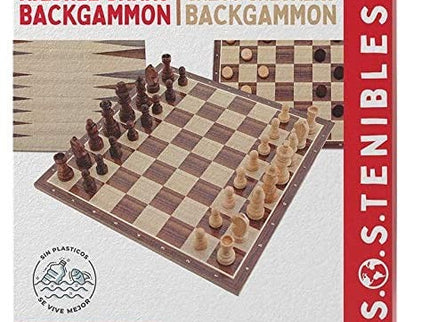 AJEDREZ DAMAS BACKGAMMON FSC 100%