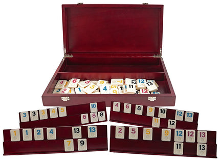 RUMMY PROFESIONAL 6 JUGADORES (ESTUCHE DE MADERA)