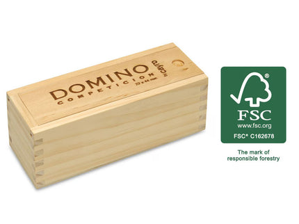 Domino Competicion Caja de madera