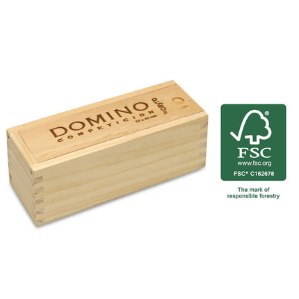 Domino Competicion Caja de madera
