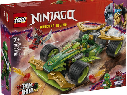 (REACONDICIONADO) LEGO NINJAGO - COCHE DE CARRERAS CON MOTOR DE CARGA MANUAL DE LLOYD