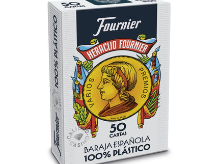 NAIPES - BARAJA ESPAÑOLA PLASTICO 100% 50C
