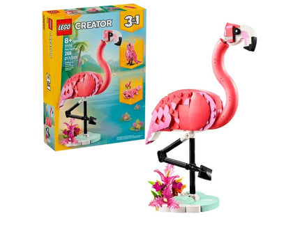 LEGO 3 EN 1 CREATOR - FAUNA SALVAJE: FLAMENCO ROSA