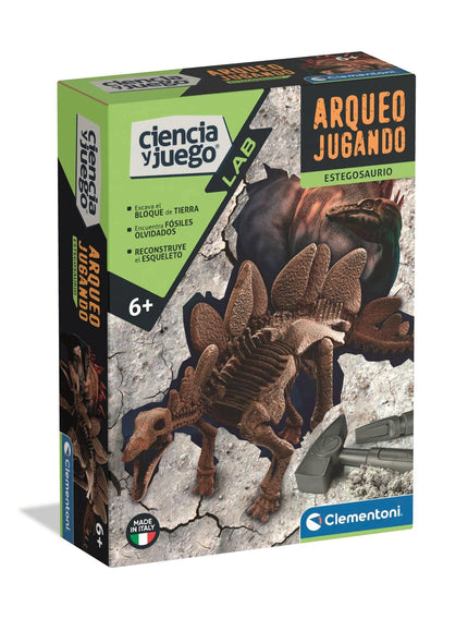 Juego Arqueojugando T- RexStegosaurio