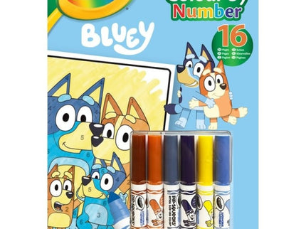 LIBRO ACTIVIDADES Y COLOREAR  6 ROTULADORES BLUEY