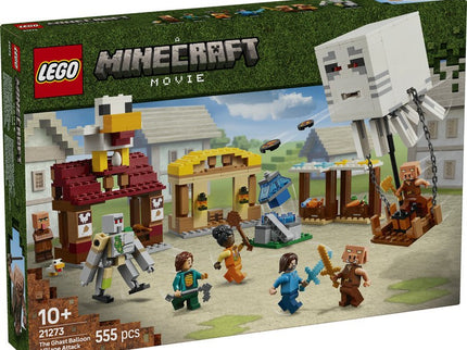 LEGO MINECRAFT EL ATAQUE A LA ALDEA DEL GLOBO DE GHAST