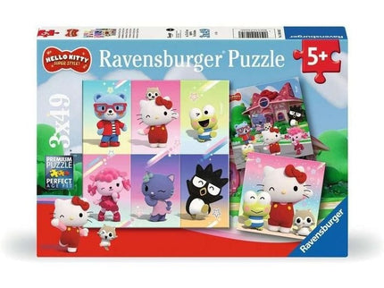 Puzzle Hello Kitty - Hello Kitty and Friends 3x49pzs