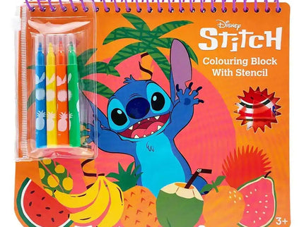 LIBRO DE COLOREAR + PACK ROTULADORES DISNEY LILO&STITCH