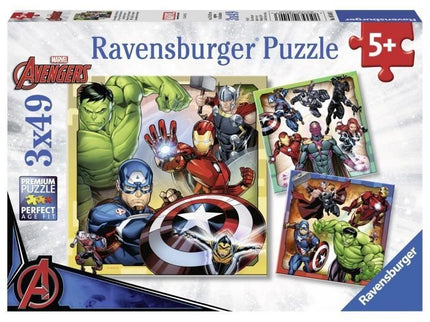 PUZZLE MARVEL LOS VENGADORES 3 X 49