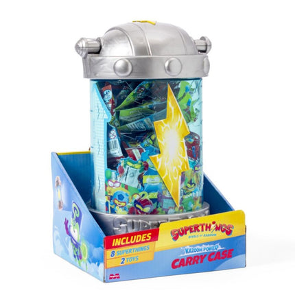 SUPERTHINGS KAZOOM POWER - CARRY CASE (INCLUIDO 8 SUPERTHINGS +2 VEHICULOS)