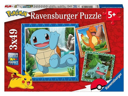 PUZZLE POKEMON 3X49 PIEZAS