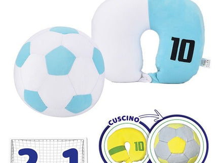 COJIN DE VIAJE PELUCHE BALÓN DE FUTBOLL SURTIDOS