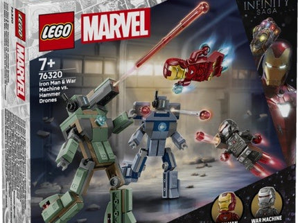 LEGO MARVEL IRON MAN Y MÁQUINA DE GUERRA