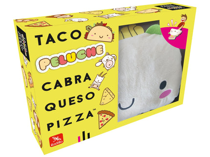 TACO, PELUCHE, CABRA, QUESO, PIZZA