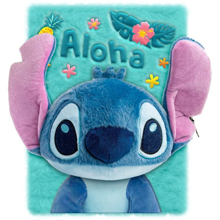 Diario secreto peluche 3D Stitch Disney