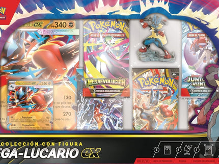 Blister cartas Mega Lucario Ex Pokemon español