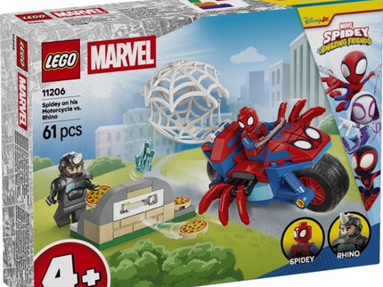 LEGO MARVEL - SPIDEY EN SU MOTO VS RINO
