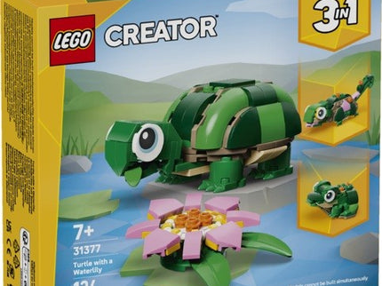 LEGO CREATOR 3 EN 1 TORTUGA CON FLOR DE NENUFAR