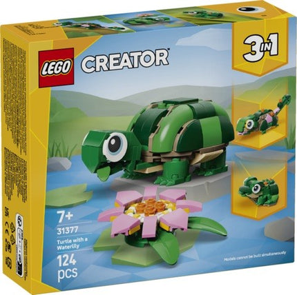 LEGO CREATOR 3 EN 1 TORTUGA CON FLOR DE NENUFAR