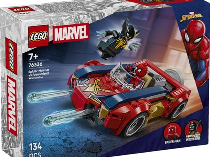 LEGO MARVEL - COCHE DE SPIDERMAN VS LOBEZNO VENOMIZADO