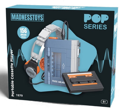 Kit Construccion Reproductor de casetes portatil 156pzs