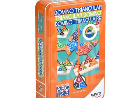 DOMINO TRIANGULAR CAJA DE METAL FSC 100%