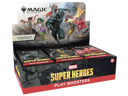 Magic the Gathering Marvel Super Heroes Caja de Sobres de Juego (30) inglés