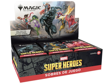 Magic the Gathering Marvel Super Heroes Caja de Sobres de Juego (30) castellano